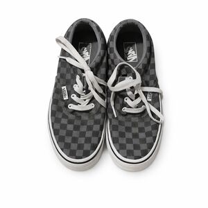Vans Checkerboard Sneakers Youth 5 Black/Gray
